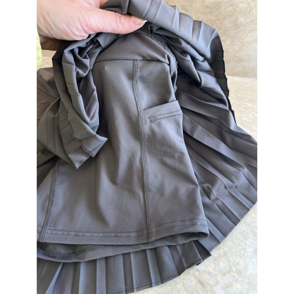 Goldhinge Women's Tennis Skort Skirt Gray XS 25 Stretch Waist - Picture 5 of 5